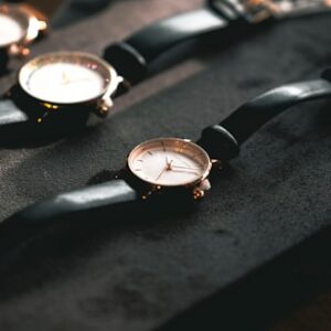Elegant Black Leather Watch