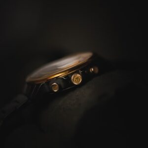 Trendy Brown Leather Strap Watch